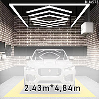 LED осветление за таван и гараж със светеща фигура и стрелки – DUa573